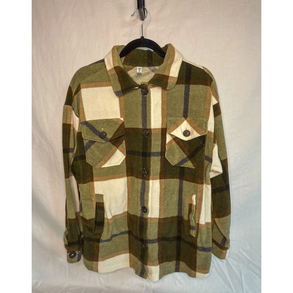 Zenana Women’s Flannel Button